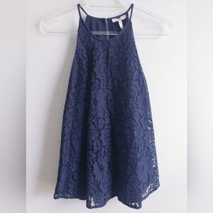 Joie Lace Halter Tank Top Blouse